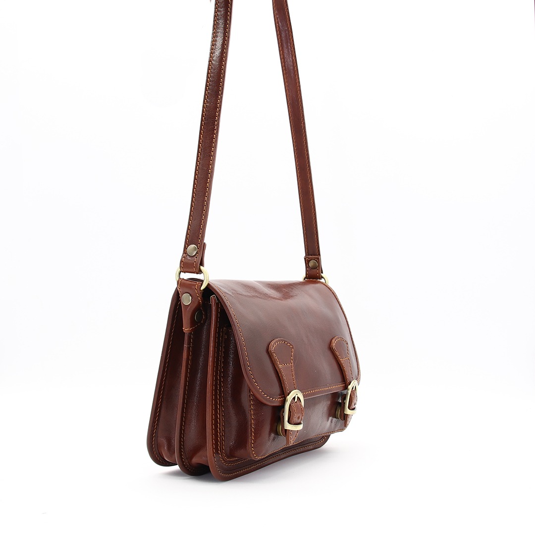 Borsa in pelle a tracolla 0588F - Image 9