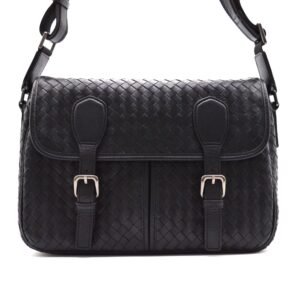 Borsa a tracolla intrecciata in pelle 9913
