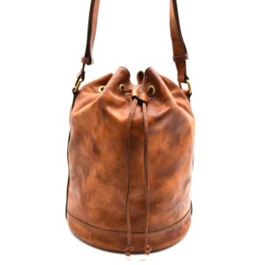 Borsa a secchiello in pelle VF6883-2