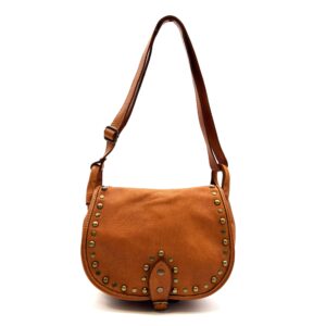 Borsa a tracolla con borchie LA0738
