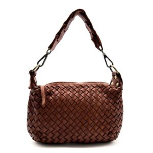 Borsa in pelle intrecciata LA3130