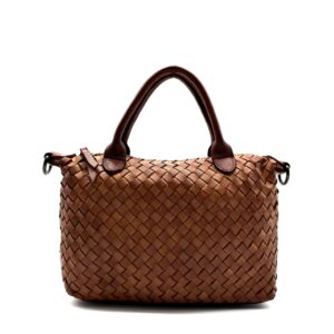 Borsa mini in pelle intrecciata LA11335