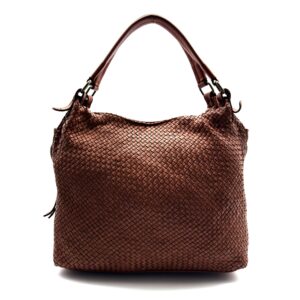 Borsa in pelle intrecciata Q5002