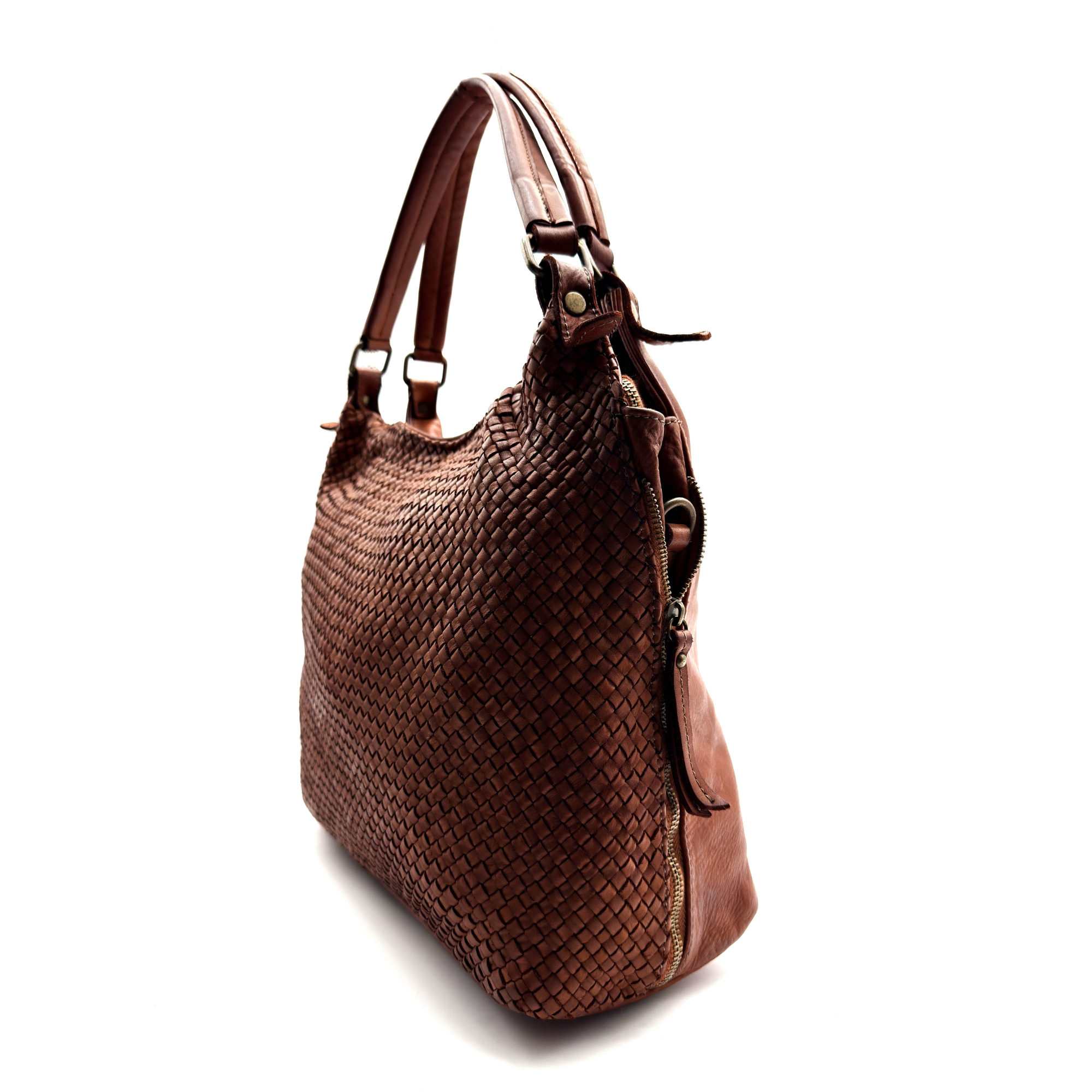 Borsa in pelle intrecciata Q5002 - Image 5