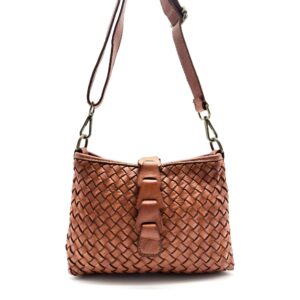 Pochette in pelle intrecciata LA5930